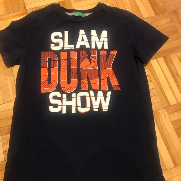 United Colors Of Benetton Other - United Colors Of Benetton Kids T-Shirt - Navy and Orange